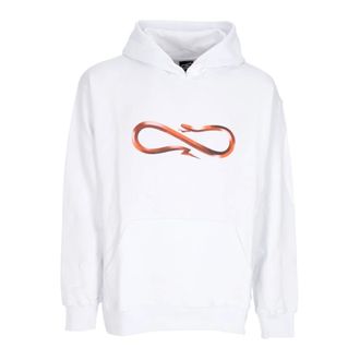 PROPAGANDA Hoodies, male, White, Size: XS Steel Logo Hoodie Lightweight Sweatshirt