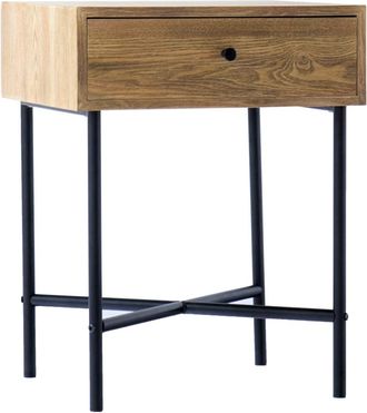 Nordlys Mesita de noche 1 cajón en madera