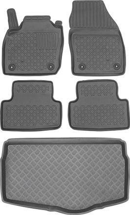 OEM Volkswagen T-cross Crossover De 2018 (juego) - Alfombrillas Para Coche + Alfombrilla Para Maletero