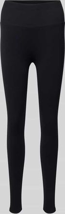Fabletics Leggings mit elastischem Bund und Label-Detail in Black, Gr&ouml;&szlig;e XL