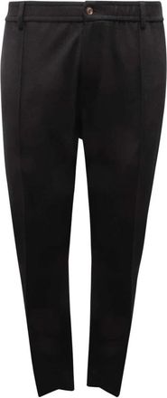 Armani Em 000440 Wolle-Mischung Hose - Heren - Chinos - Zwart - S - Wol - Broeken