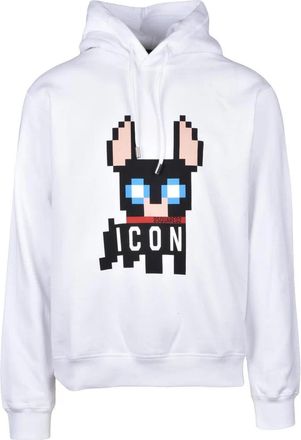 Dsquared2 Cotton Hoodie - White
