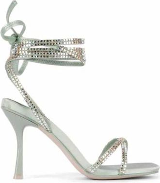 Jeffrey Campbell Schoenen, Dames, Groen, 40 EU, Lichtgroene Shimmer Stijlvolle Schoenen