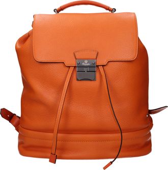 Pineider Herens Oranje leren tassen en zakjes