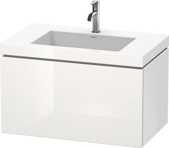 Duravit Duravit - Lavabo Para Muebles L-cube C-bonded Con Base, Colgante