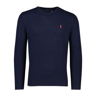 Polo Ralph Lauren Truien & Vesten, Heren, Blauw, 2Xl, Katoen, Rondgebreide trui