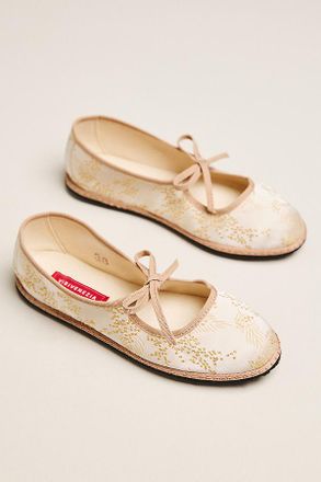 Vibi Venezia Brigitte Bow-Tie Mary Jane Flats