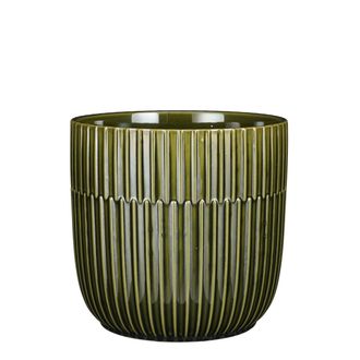 Mica Decorations Gabriel Blumentopf Bordeaux – Keramiktopf H25 X Ø29 Cm, Handgefertigt