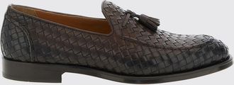 Doucal's Mocassino Doucals in pelle intrecciata con nappe