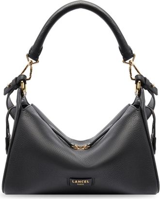 Lancel Louison Hobo Zip M - Dames - Schoudertassen - Zwart - ONE Size - Leer - Tassen