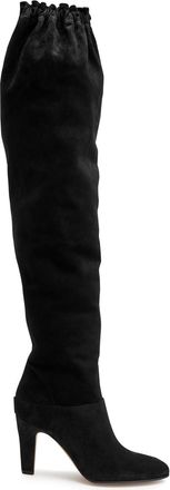 Chloé Eve Suede Over-the-knee Boots - Black - 36 (IT36 / UK3)