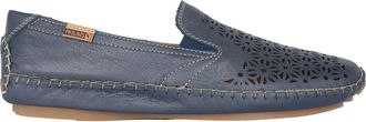 Pikolinos Geperforeerde zomerloafer - blauw - Dames - Loafers - Blauw - 35 EU - Schoenen