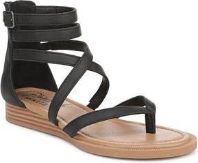 Blowfish Adrian Strappy Sandal in Black Faux Leather at Nordstrom Rack, Size 7.5
