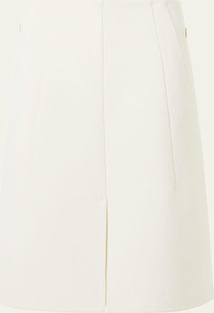 Akris Double-Face Cotton Knee-Length Skirt