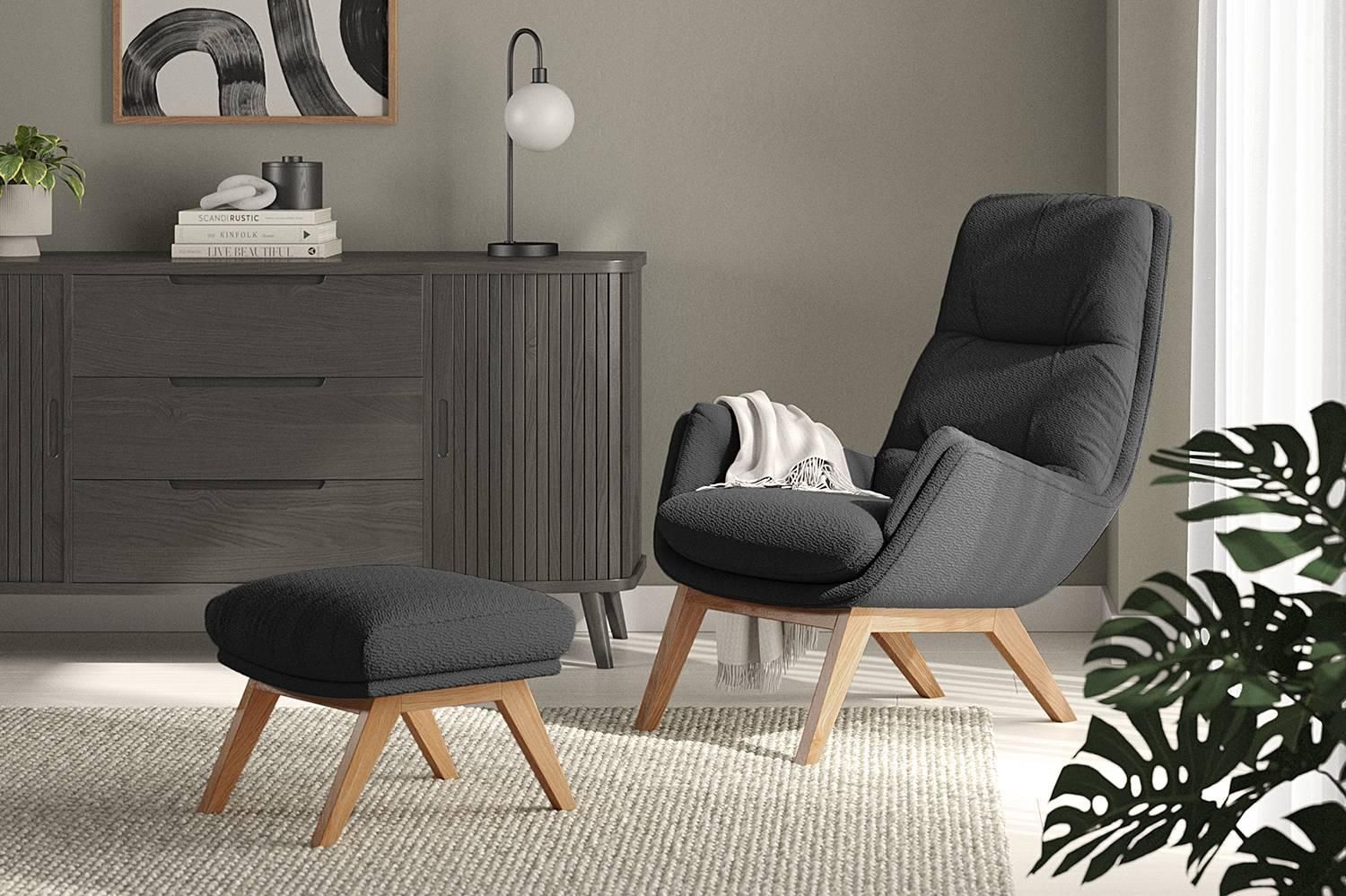 IKEA OSKARSHAMN Ohrensessel mit Hocker ab 399,00 €