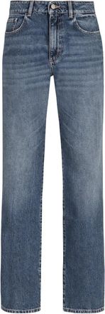 Icon Denim Los Angeles Iris Straight Leg Jeans - Dames - Regular Fit Jeans - Blauw - W25 - Katoen - Jeans