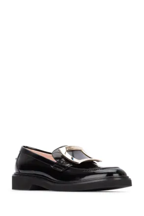 Roger Vivier B999 Calfskin Col Mocassini High Heel Shoes