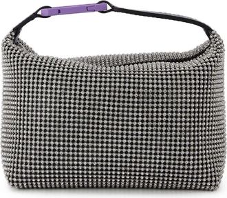 E&eacute;ra Bolsa de muna en cuero negro y cristal