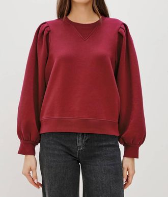 Rails Tiffany Sweatshirt In Merlot