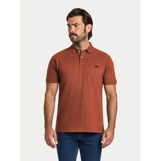Raging Bull 100% Cotton Polo Shirt in Burnt Orange at Nordstrom, Size Xxx-Large