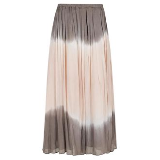 Roberto Collina Midi Skirts, female, Multicolor, Size: XS Long Tie-Dye Skirt