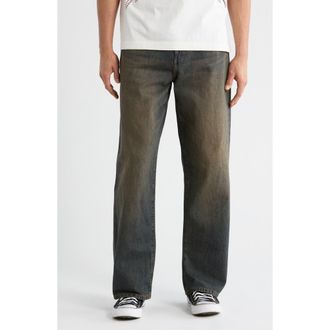 PacSun Brennan Straight Leg Jeans in Dark Indigo at Nordstrom, Size 30 X 32