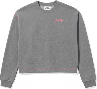 Freddy Felpa Girocollo Comfort M&eacute;lange da Donna, Dettagli Fluo