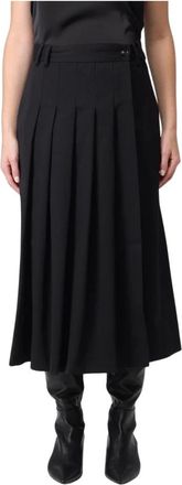 Liviana Conti Rokken, Dames, Zwart, S, Midi Rok