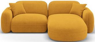 CXL by Christian Lacroix 3-Sitzer Designer Ecksofa Lucien mit Eckteil rechts - Samtbezug Bubble