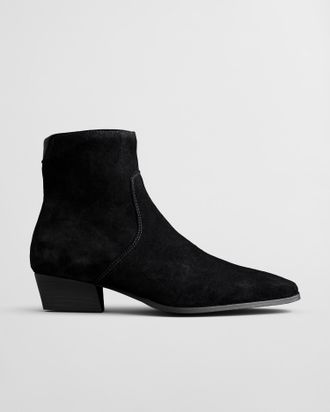 GANT Women Bassotte Suede Boots (36) BLACK