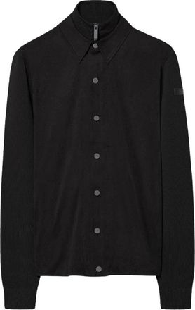 Roberto Ricci Design Nabucco Max Overshirt Soft Knit - Heren - Jassen - Zwart - Maat: L Viscose
