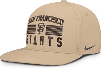 Nike San Francisco Giants Pro Nike Mens AeroBill MLB Adjustable Hat in Brown | NB510GT5GIA-QTH