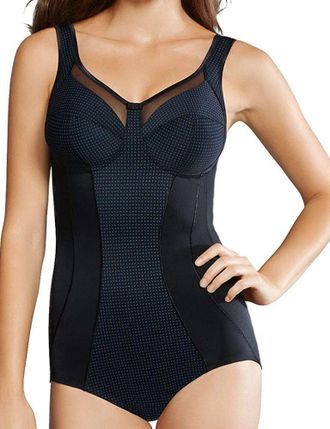 Anita Womens 3563 Comfort Clara Art Corselet Body - Black - Size 34D