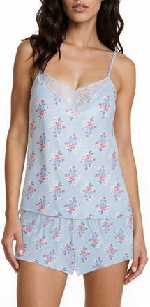 Flora Nikrooz Stacy 4-Piece Pajama Set in Light Blue at Nordstrom Rack, Size X-Large