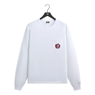 Kith x New Balance NY Woodblock Pocket T-Shirt White KHM030146-101