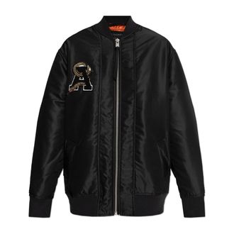 AllSaints Jassen, Dames, Zwart, L, Polyester, Bettie Bomberjack