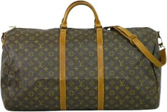 Louis Vuitton Pre-owned Weekend Bags, female, Brown, Size: ONE SIZE Pre-owned Vintage Weekend Bag