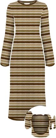 MC2 Saint Barth Knitted Dresses, female, Multicolor, Size: S Lurex Knitted Dress