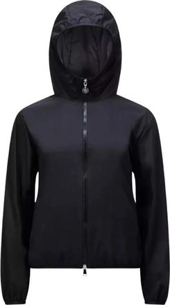 Moncler Fegeo Hooded Jacket - Dames - Zomerjassen - Zwart - L - Nylon - Jassen