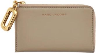 Marc Jacobs Scene Top Zip Multi Wallet - Dames - Portefeuilles - Grijs - ONE Size - Leer - Accessoires