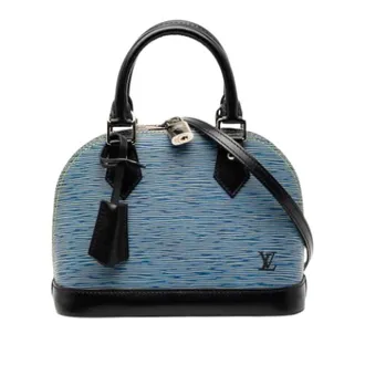 Louis Vuitton Pre-owned Mini Bags, female, Blue, Size: ONE SIZE Pre-owned Alma