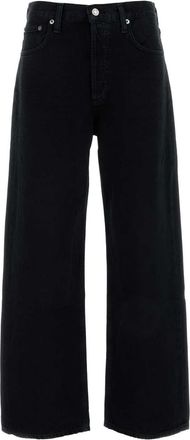 A Gold E Black Denim Crushed Jeans