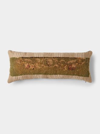By Walid 18th-Century French Aubusson Tapestry Wool and Cotton Cushion (31.5in/80cm)