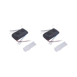 OEM Kit De 2 Mandos A Distancia De Repuesto Universales Para Ventiladores De Techo, 50 W, 6 Velocidades Y Temporizador, Para Ventiladores De Techo De Cc