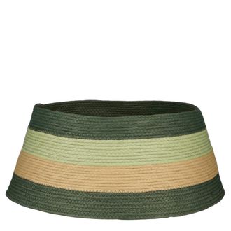 house of seasons Falda de &aacute;rbol de navidad verde h26xb58xl58cm