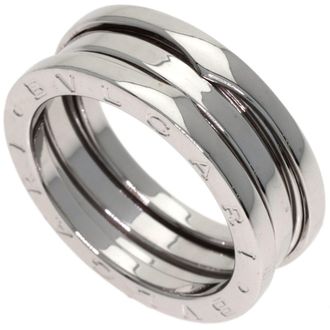 Bulgari White Gold (18K) Band Ring (Pre-Owned)