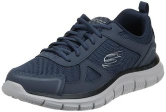 Skechers Mens Track-scloric 52631-bbk Low-Top Sneakers, Navy Blue 52631 Nvy, 9.5 UK