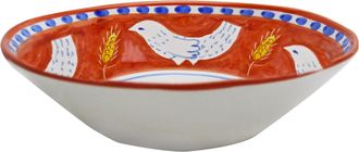 Arcucci feather orange salad bowl 32 cm