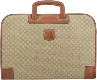 Celine Pre-owned Vintage Macadam Handbag - - Pre-owned - Donna - Beige - ONE SIZE