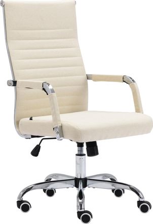Clp Clp - Silla De Oficina Amadora En Polipiel O Tela Crema Tela